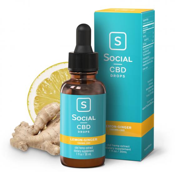 Lemon Ginger Drops 1000mg