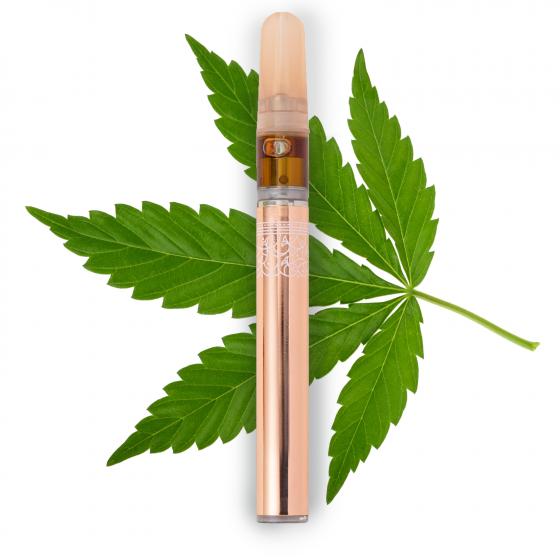 Natural CBD Mini Vapor Pen Rose Gold - 0.5 g